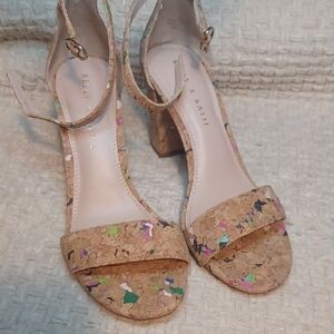 Kelly & Katie Colorful Cork Heels